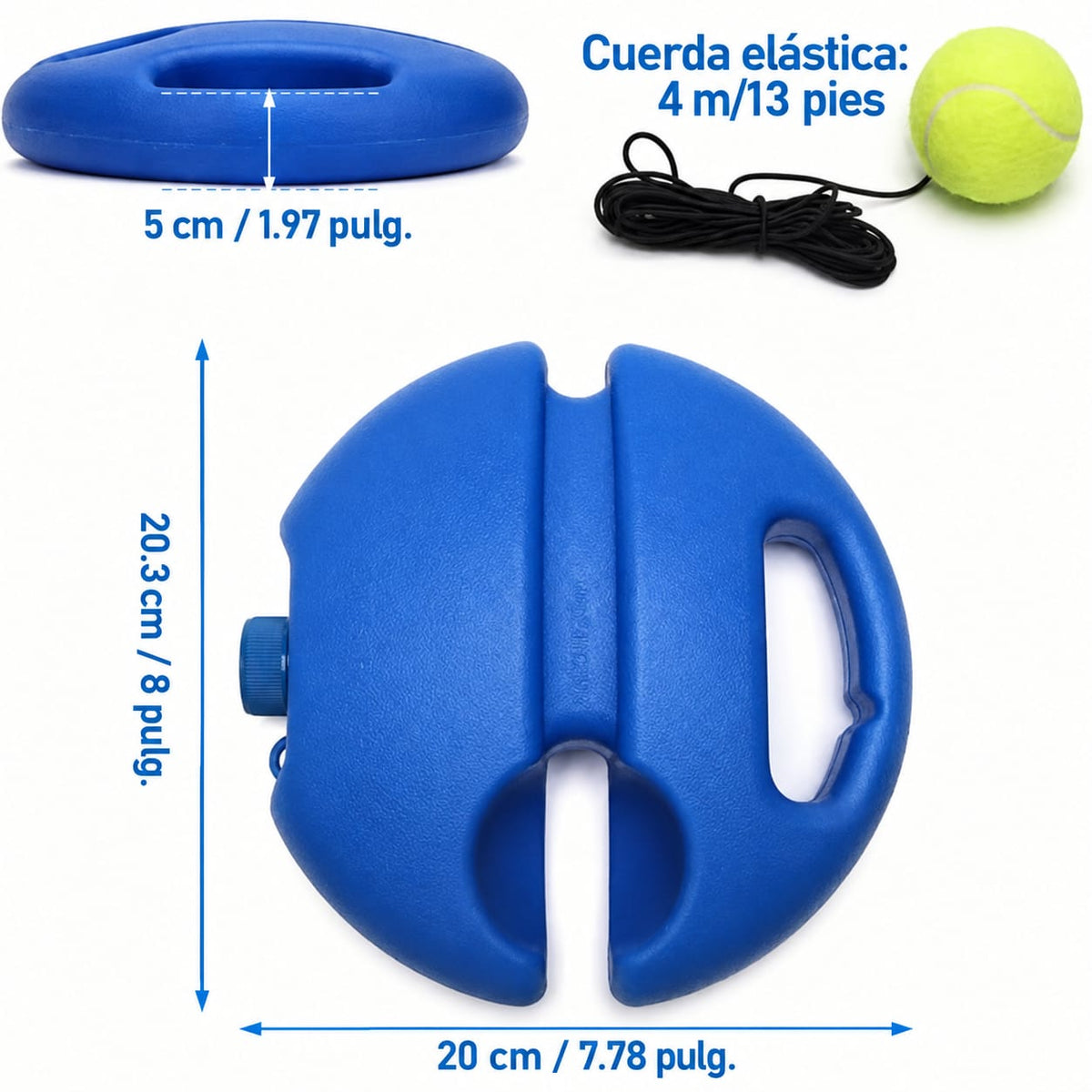 ENTRENADOR DE TENIS CON PELOTA DE REBOTE